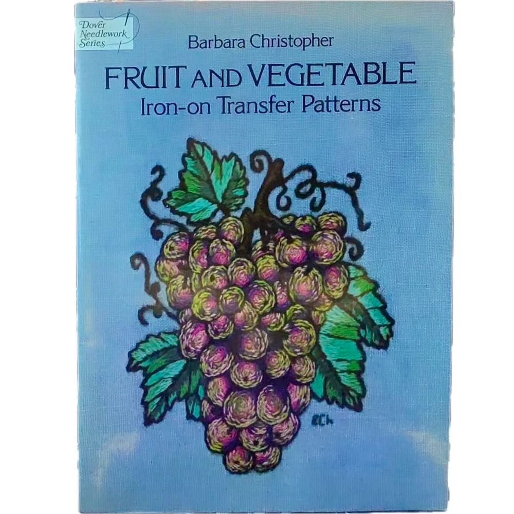 Barbara Christopher Fruit & Vegetable Iron-on Transfer Patterns Dover Book 1977 - Picture 2 of 3
